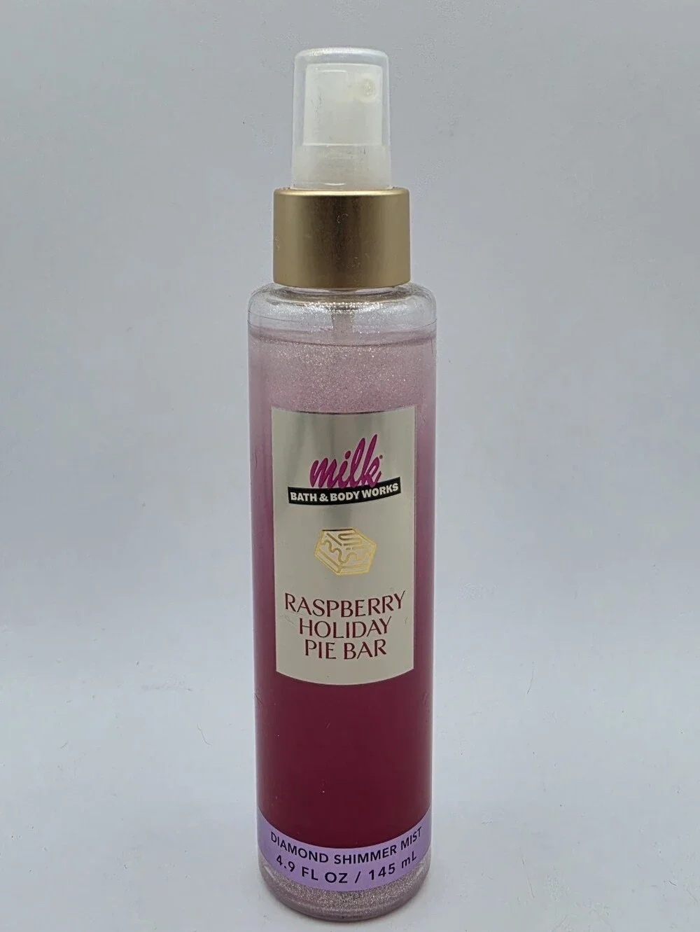 Bath and Body Works Raspberry Holiday Pie Bar Diamond Shimmer Mist